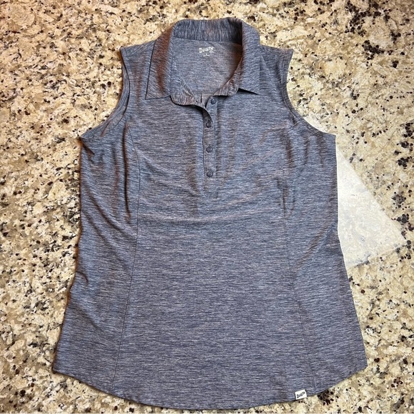 Duluth Trading Company Pulloverer Polo Shirt Women’s SZ Small Grey Golf Collar - Picture 1 of 8